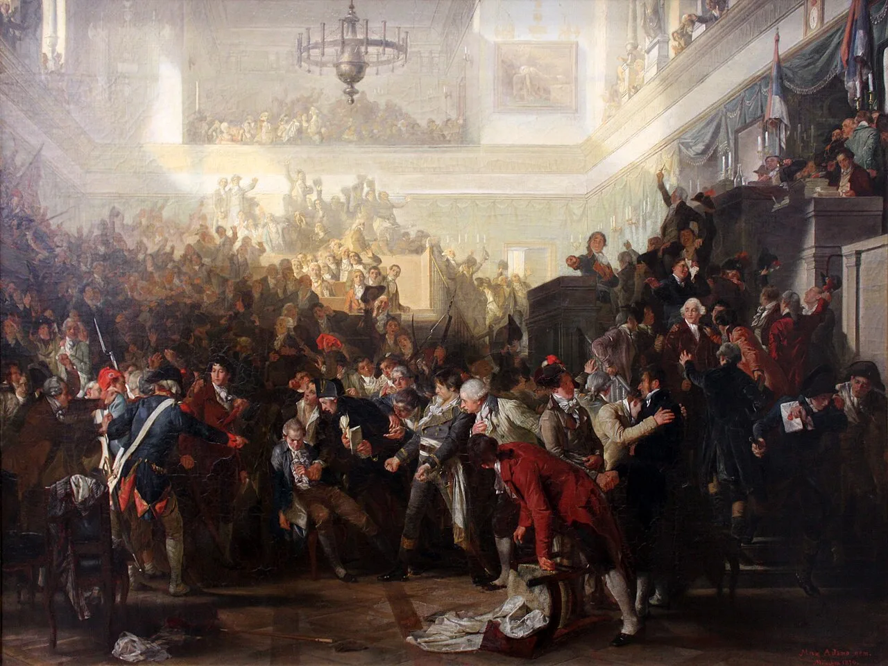 Fall of Robespierre historical image 1