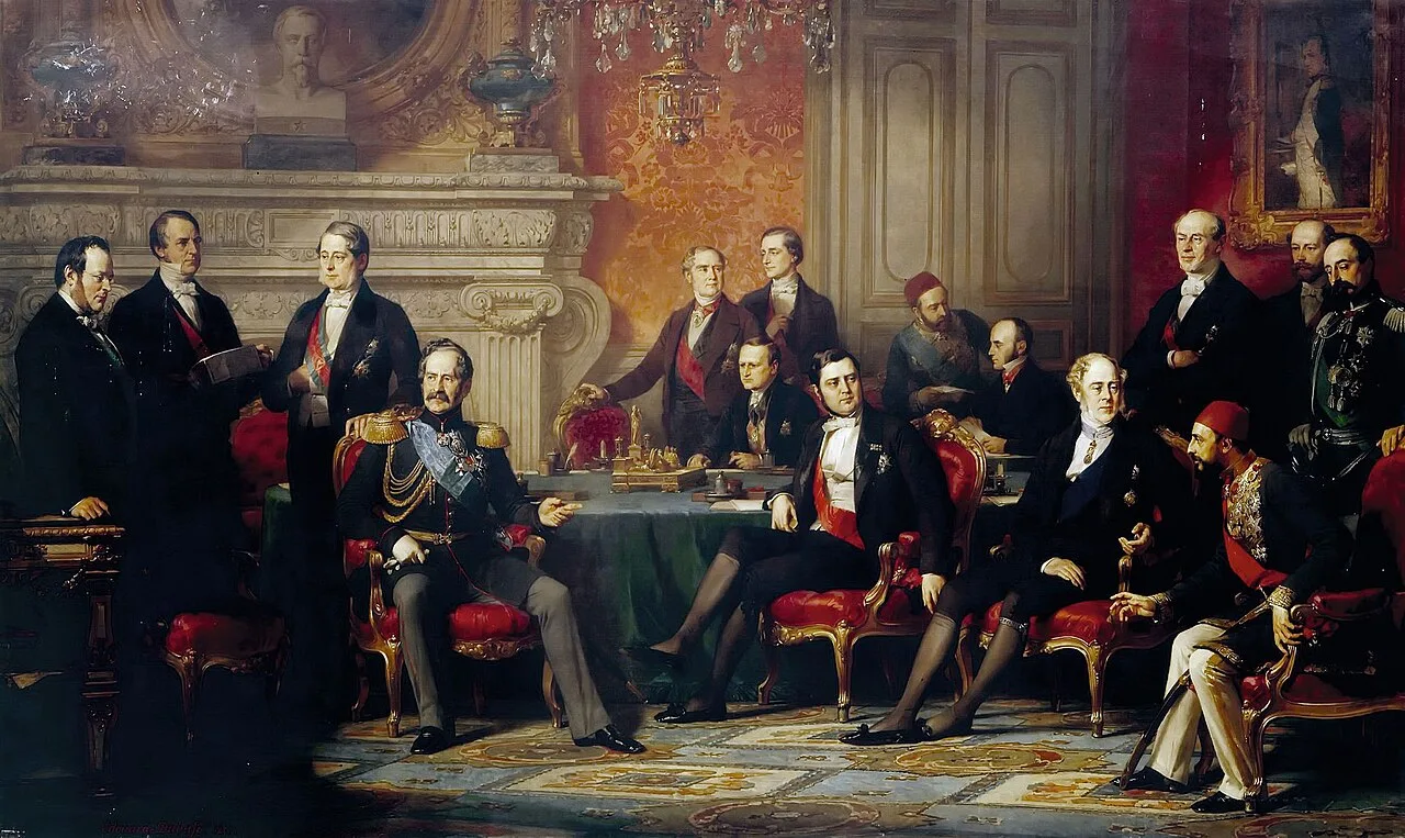 Treaty of Paris ends Crimean War historical image 1