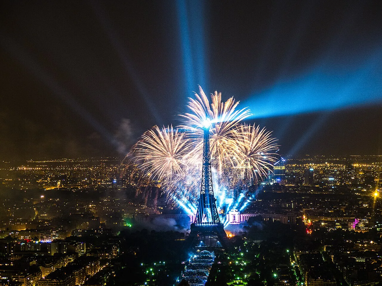 Eiffel Tower completed historical image 1