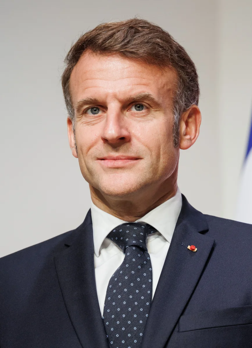 Portrait of Emmanuel Macron